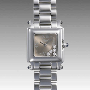 (CHOPARD)ショパール 時計 コピー ハッピースポーツスクエアミニ 27/8893-3018腕時計 ブランド