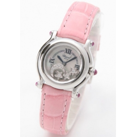 ピンクサファイア クロコレザー ピンク/ホワイトシェル レディース 27/824542 スーパーコピー 時計