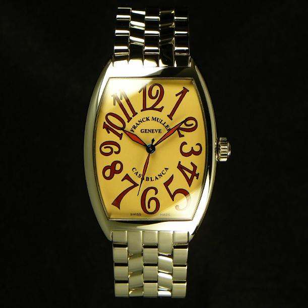 FRANCK MULLER フランクミュラー 時計 偽物 カサブランカ サハラ サーモンピンク 6850SAHA スーパーコピー
