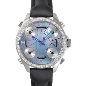 ジェイコブ時計コピー 5タイムゾーン ステンレス ダイヤモンド ブラック タイプ 新品レディース