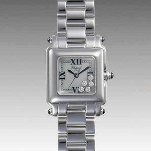 (CHOPARD)ショパール 時計 コピー ハッピースポーツスクエアミニ 27/8893-3019 ブランド 販売