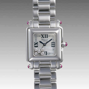 (CHOPARD)ショパール 時計 コピー ハッピースポーツスクエアミニ 27/8893-3023 腕時計 人気