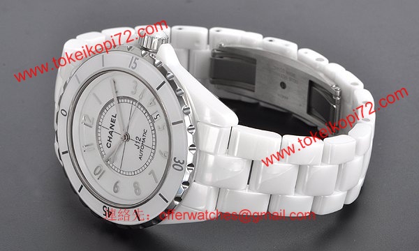 シャネル時計 CHANEL偽物 スーパーコピー 自動巻きセラミック タイプ メンズ ホワイト J12 42 H2981 シャネル時計 CHANEL偽物 スーパーコピー 自動巻きセラミック タイプ メンズ ホワイト J12 42 H2981