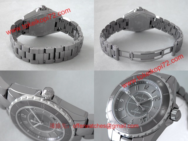 シャネル CHANEL時計 J12 クロマティック 38mm チタンセラミック グレー H2979 シャネル CHANEL時計 J12 クロマティック 38mm チタンセラミック グレー H2979