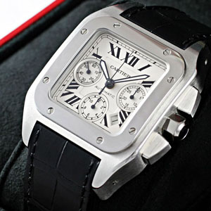 ブランド CARTIERカルティエ時計コピー サントス100クロノ W20090X8
