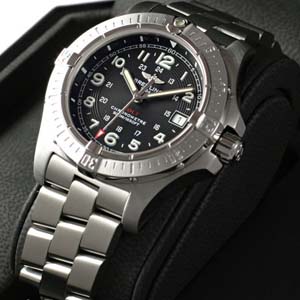 ブライトリングスーパーコピー 時計 コルト クォーツII BREITLING 黒 BNL1444