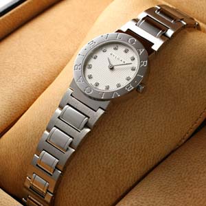 ブランド ブルガリBvlgari時計コピー レディース ホワイトダイヤル/12ダイヤインデックス BB26WSS/12N