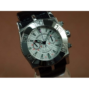 ロジェデュブRoger Dubuis Easy Diver Chrono (Updated) SS/RU White Manual H/W Chron手巻き