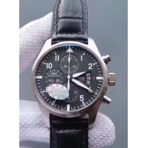 IWC コピー 7750の機械的な自動チップ、サファイア+藍の膜 IW323101-1 時計【2017新作】