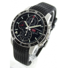 ショパール 腕時計コピー クロノグラフ ラバー ブラック メンズ 168550-3001