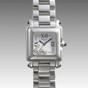 (CHOPARD)ショパール 時計 コピー ハッピースポーツスクエアミニ の 腕時計27/8893-3006