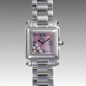 (CHOPARD)ショパール 時計 コピー ハッピースポーツスクエアミニ 27/8893-3022 ブランド 販売