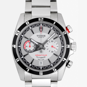 チュードル Tudor腕時計コピー グランツアークロノ フライバック 3列ブレス グレー 20550N