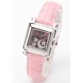 ショパール時計コピー CHOPARD クロコレザー ピンクシェル レディース 27/8892-42